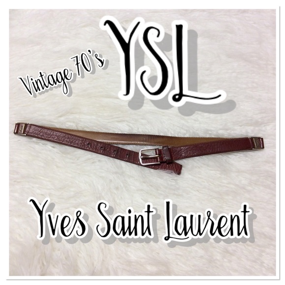 Yves Saint Laurent Accessories - RARE VINTAGE YVES SAINT LAURENT BELT